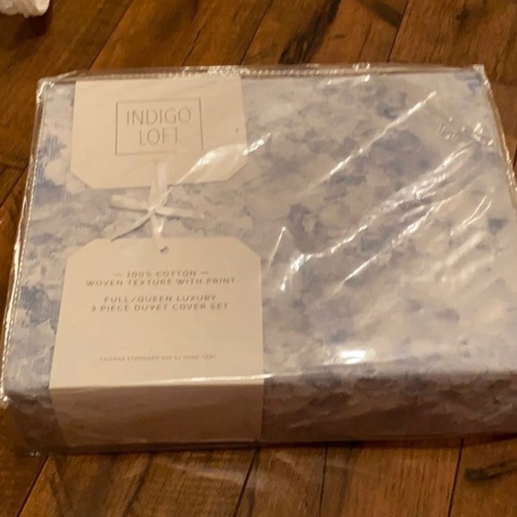 Indigo Loft Bedding Indigo Loft 0 Monet Print Queen Duvet Cover Poshmark